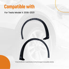 Wheel Arch Molding for Tesla Model X (2016–2021) 103529000G Rear ABS Black