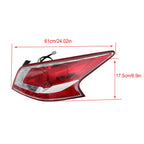 Tail Light Assembly for Nissan Altima Sedan (2013) LED Passenger RH Rear