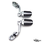 5" Slipstream Highway Foot Peg Rubber Kit for Harley Sportster Dyna (1.25" 1 1/4")