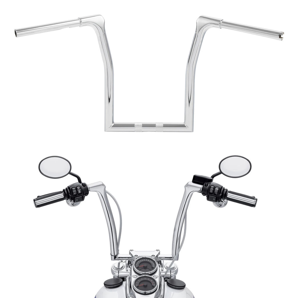 16" Rise Ape Hanger Handlebar for Harley Touring Road King (2014–2023) Chrome