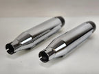 2X Dual Shorty Slip-Ons for Harley Dyna & Sportster (2008–2020) 005-4710499D