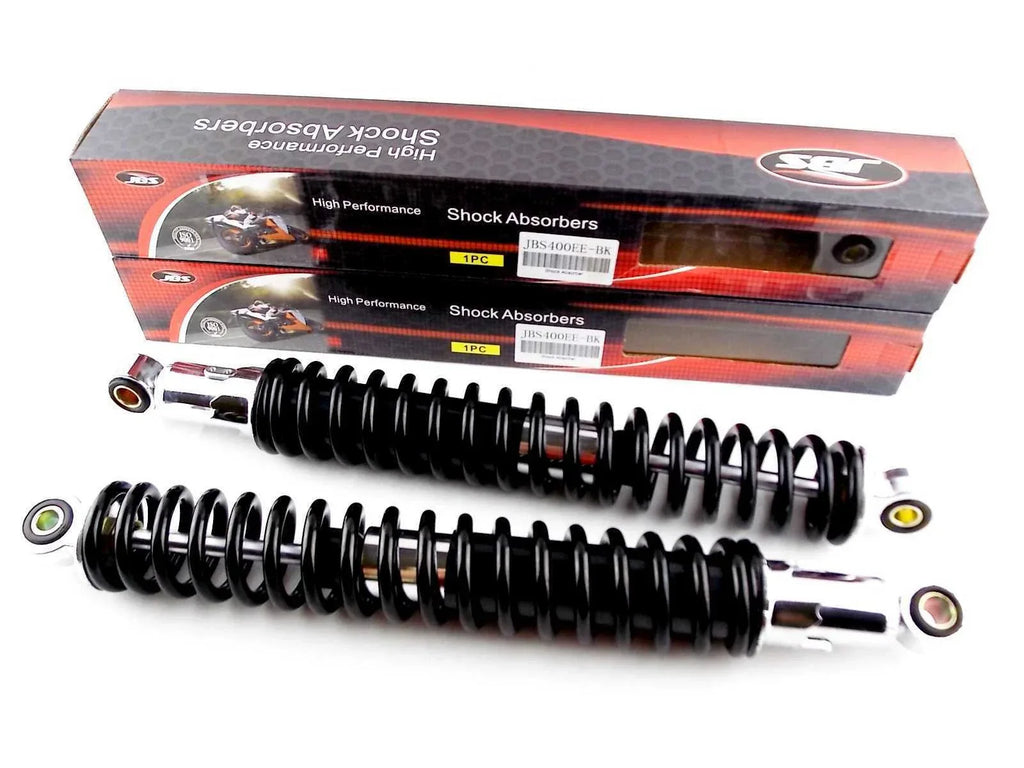 400mm Black/Chrome Rear Shock Absorbers for Suzuki RM400