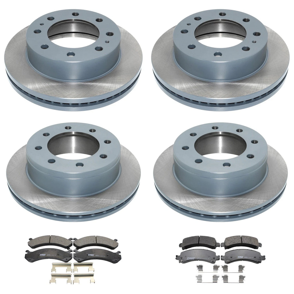 DuraGo Disc Brake Rotors & TRW Metallic Pads Kit for Express 3500 (2003–2023)