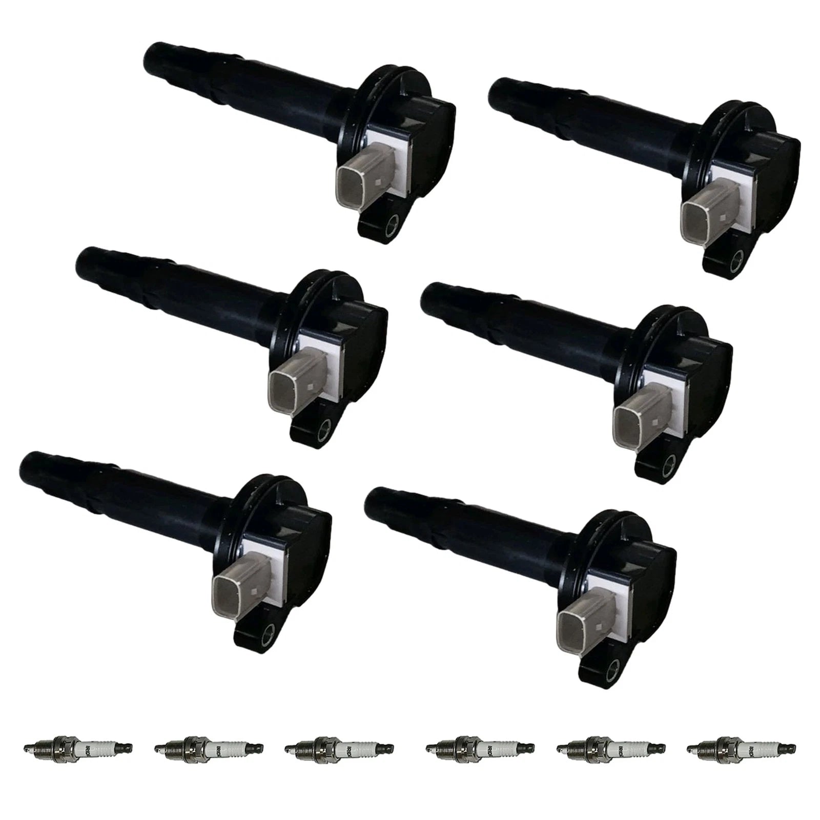6X Iridium Spark Plug & 6X Ignition Coil Pack for Ford Flex 2010–2012 3.5L V6 UF612