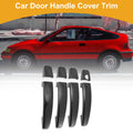 Car Door Handle Cover Trim for Chevrolet Cruze (2011–2019) Carbon Fiber Black