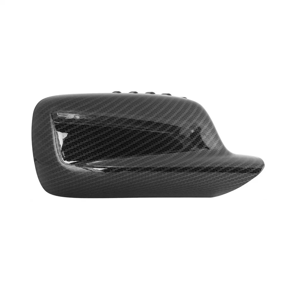 Carbon Fiber Look Side Mirror Cover Cap for BMW E46 E65 E66 E67 (2000-2006)