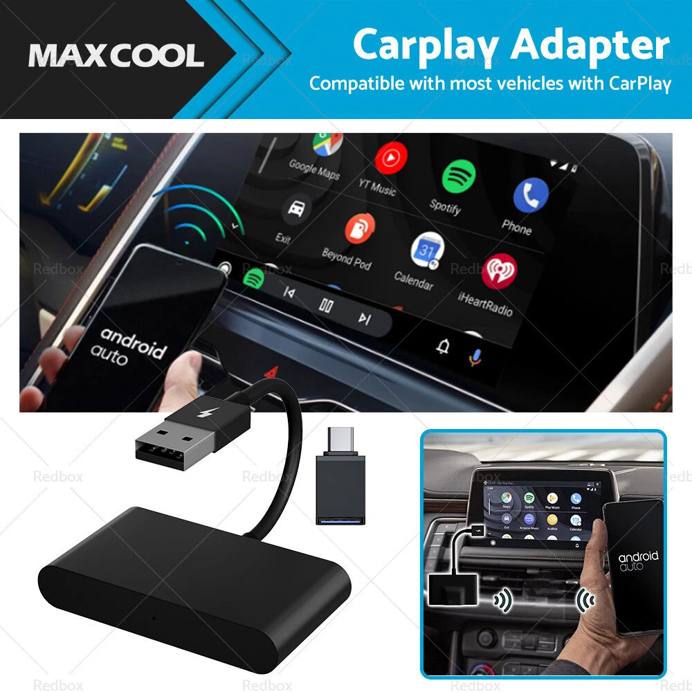 Wireless CarPlay Adapter for Most Vehicles (2016–2023)