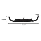 Carbon Fiber Print Rear Bumper Diffuser + Light for Honda Accord Sedan (2018–2022)