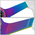 NRG 35cm 3" Deep Dish Steering Wheel for Universal Fit (NRG-350BK-WG)