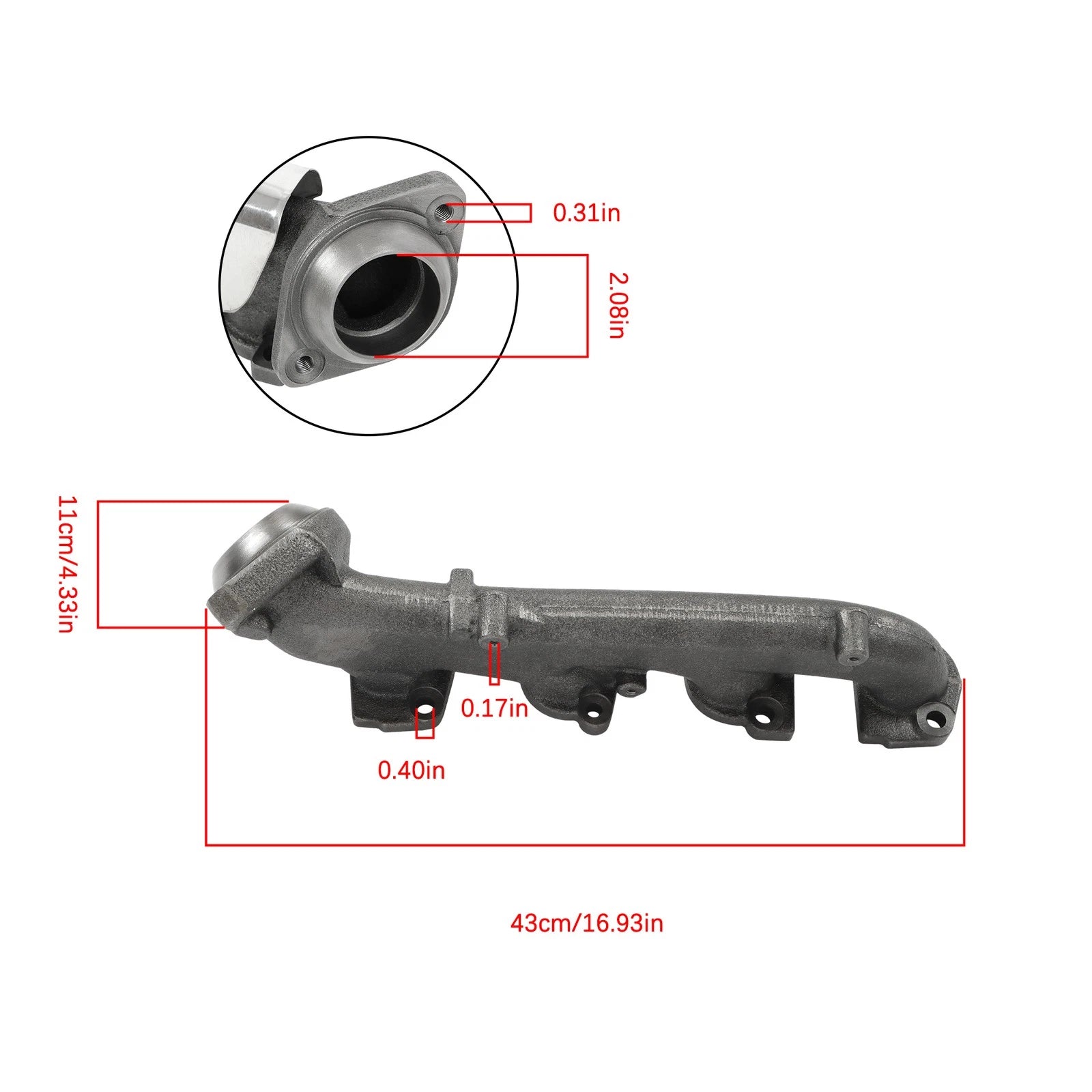 Exhaust Manifold 674-957 for Ford Explorer, Mercury Mountaineer (2002–2005)