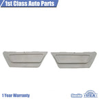 2X Front Bumper Reflector Side Marker Light Pair Clear for Audi A4 S4 (2017–2018)