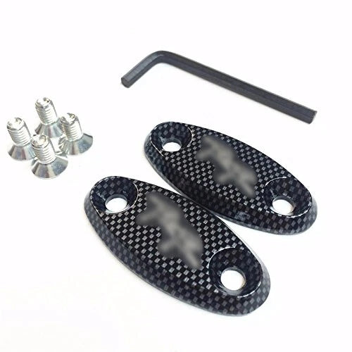 Mirror Block Off Base Plates for Honda CBR 600 F4/F4i, 900RR, 929, 954, 1000RR