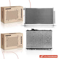 Radiator & A/C Condenser with Drier for Honda Civic (2006–2011)