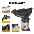 Set of 2 Catalytic Converters for Hyundai Santa Fe (2007–2009) 2.7L V6
