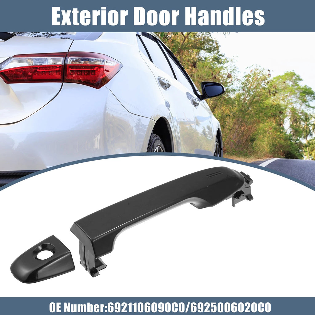 Front Left Driver Side Door Handle for Toyota Camry (2012–2017) Black