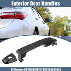 Front Left Driver Side Door Handle for Toyota Camry (2012–2017) Black
