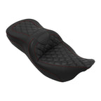 Driver & Passenger Seat for Harley Electra Glide 2009-2023 Black Red