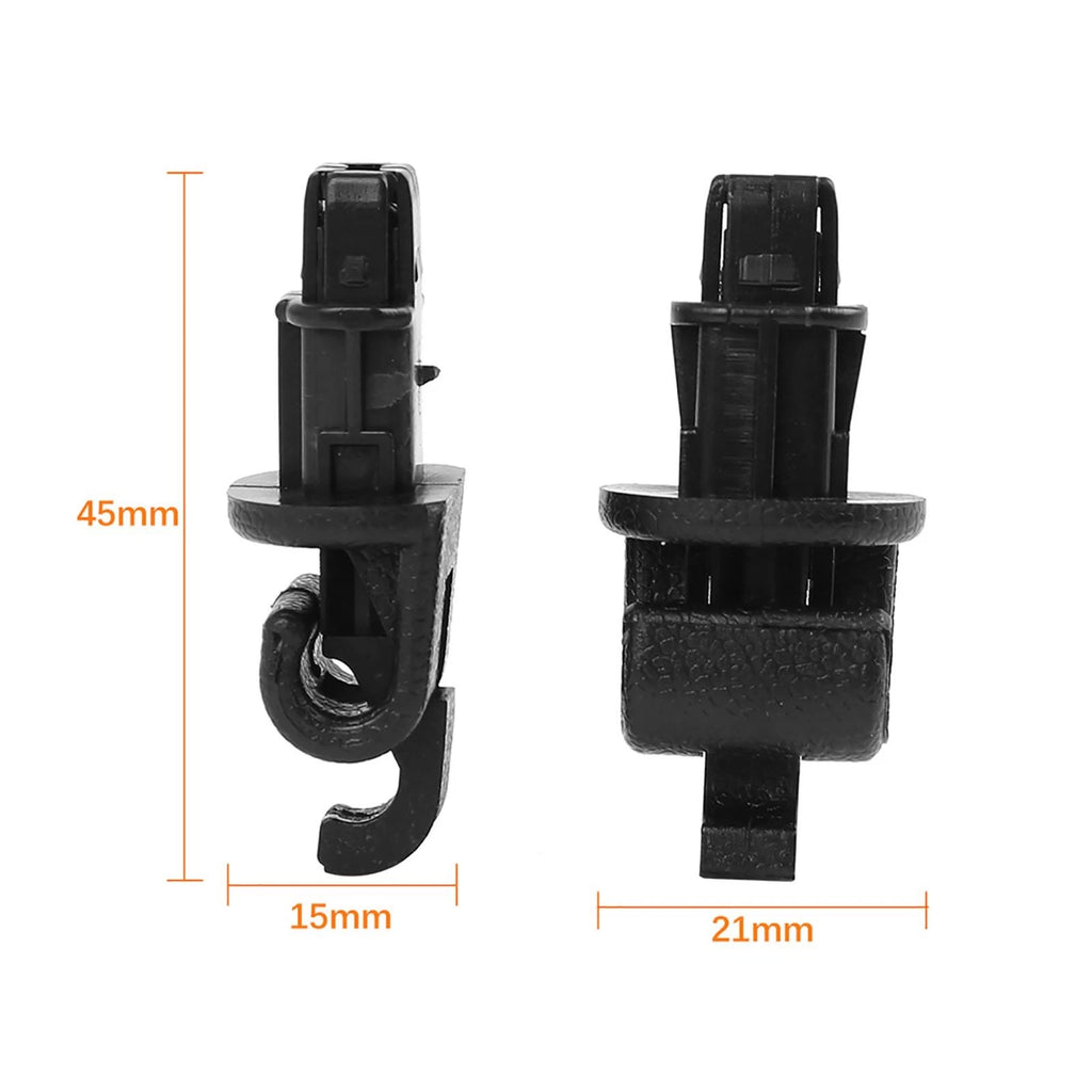Set of 4 Door Sunshade Hook Clips for Honda Odyssey (2018–2023) 83-715-SHJ-A21ZA 83715-SHJ-A21ZA