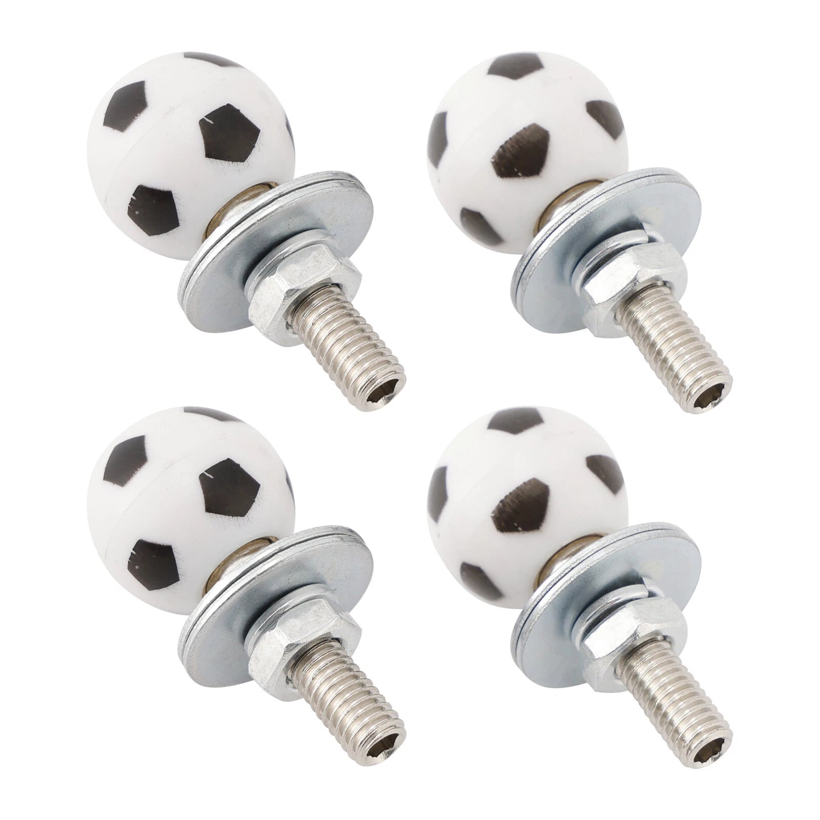 4x License Plate Bolt On Frame Nut for Motorcycle Bike