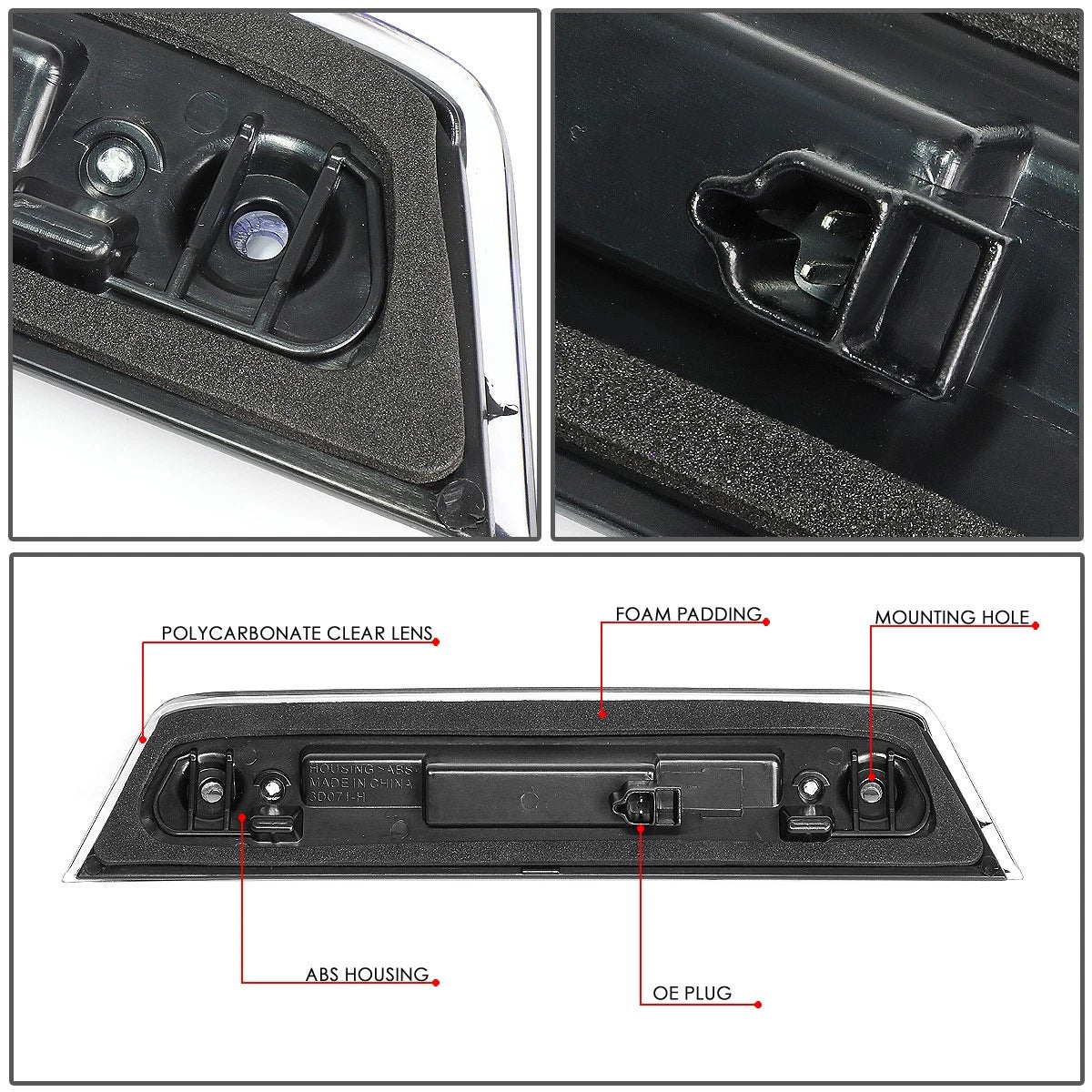 Full LED Third Tail Brake Light for Dodge Journey (2010–2016)