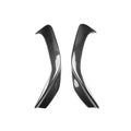 Carbon Fiber Headlight Eyelid Eyebrow Cover Trim for Honda Prelude (1997–2001)