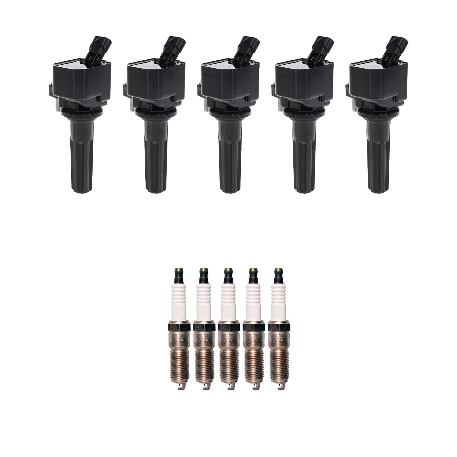 Set of 5 Ignition Coils & Denso Iridium Spark Plugs for Canyon (2004–2012)