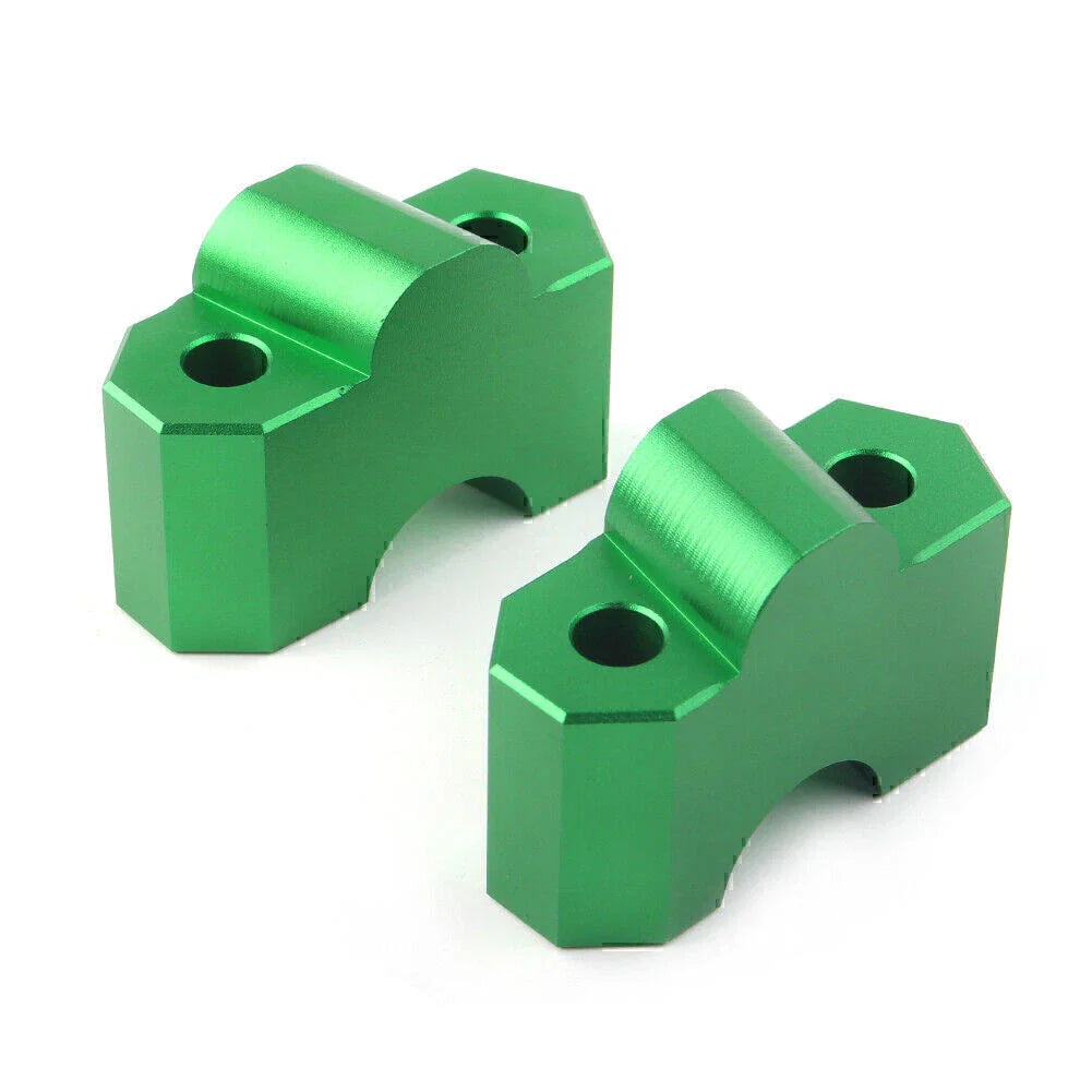 Green Handlebar Riser Clamp for Kawasaki Z750 Z1000 (2003-2016)