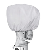Outboard Motor Engine Cover for Universal 30-60 HP (Silver, Trailerable)