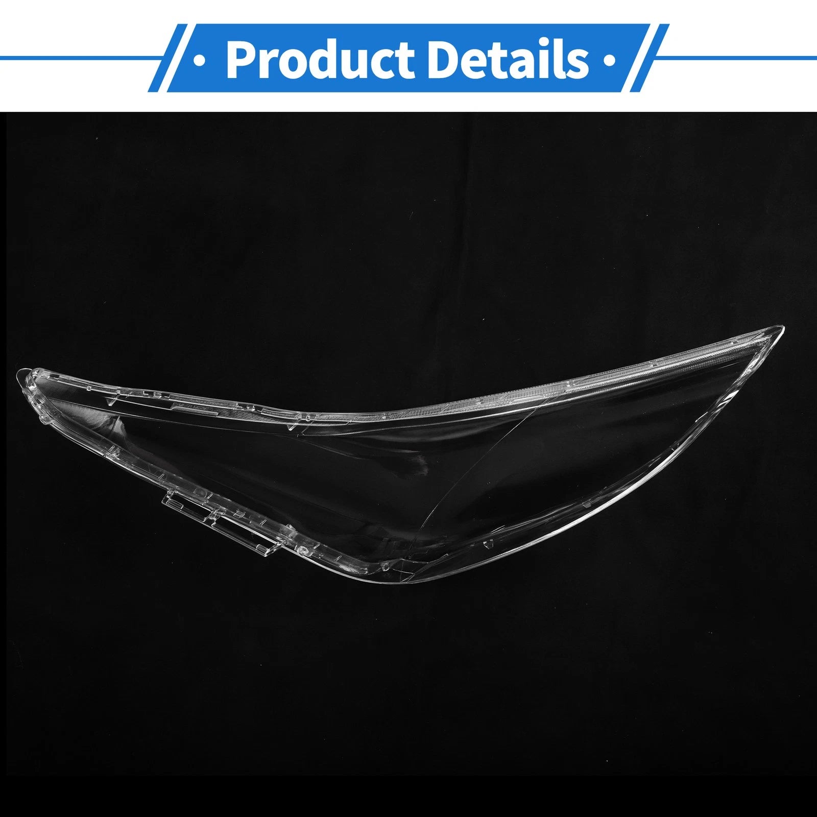 1 Pcs Headlight Lens Cover for Hyundai Sonata (2011–2014) PC Clear