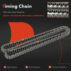 5X Timing Chain Kit for Chevrolet Spark (2013-2015) L4 1.2L