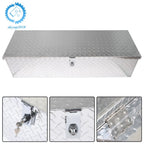 Aluminum Trailer Tongue Tool Box for Pickup Truck Bed (39" x 13" x 10")