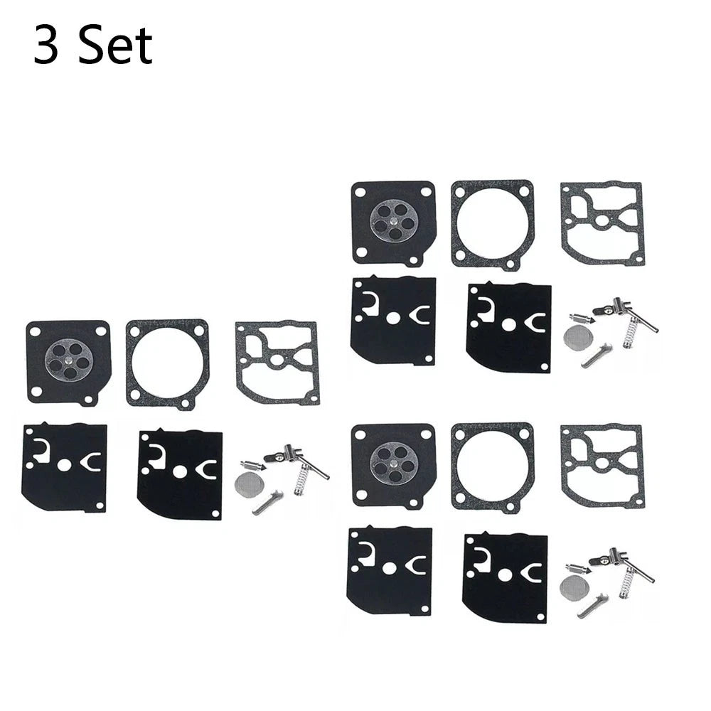 3X Chainsaw Carburetor Rebuild Kit for Poulan McCulloch ZAMA RB-39