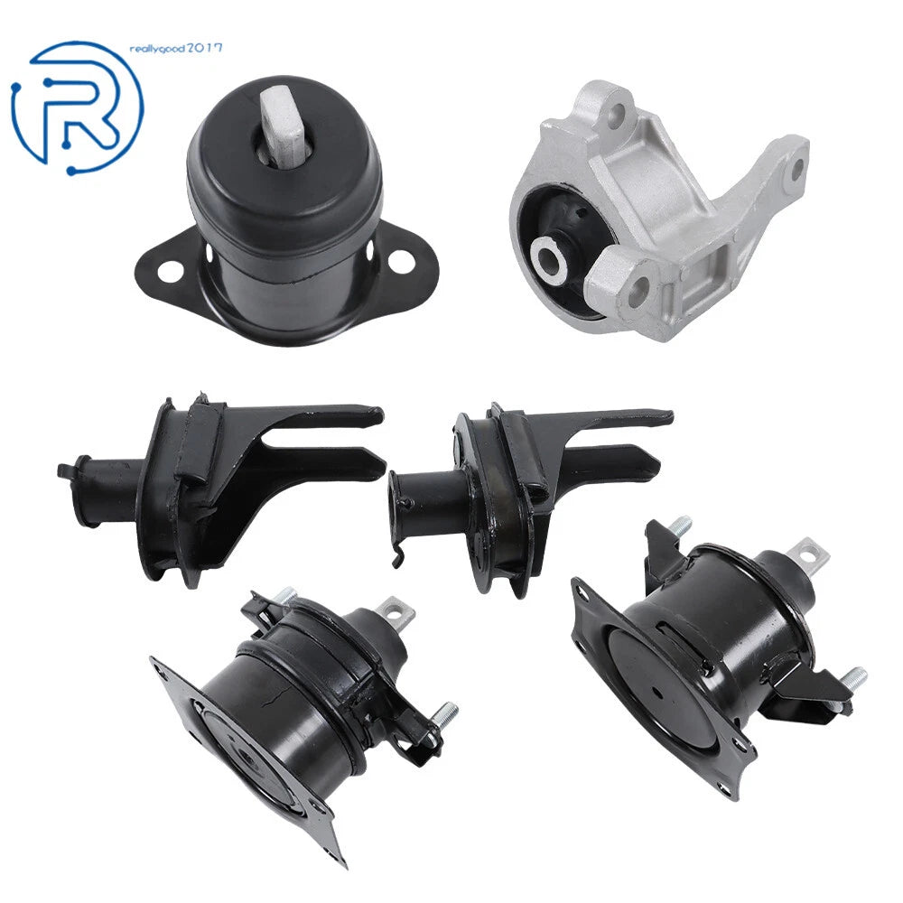 Set of 6 Engine Motor & Transmission Mounts for Acura TL (2004–2008)
