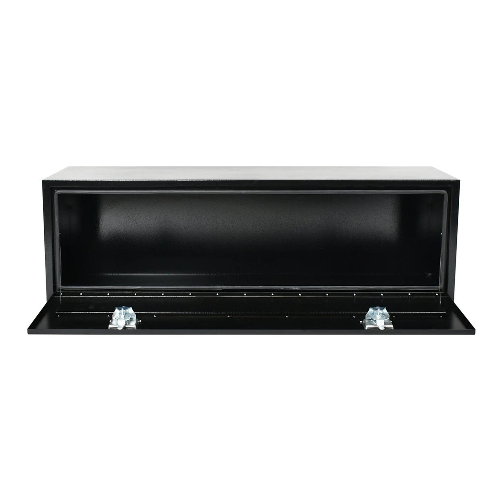 Steel Tool Box for Pickup Truck (60"x18"x18") - Lock & Key, Black