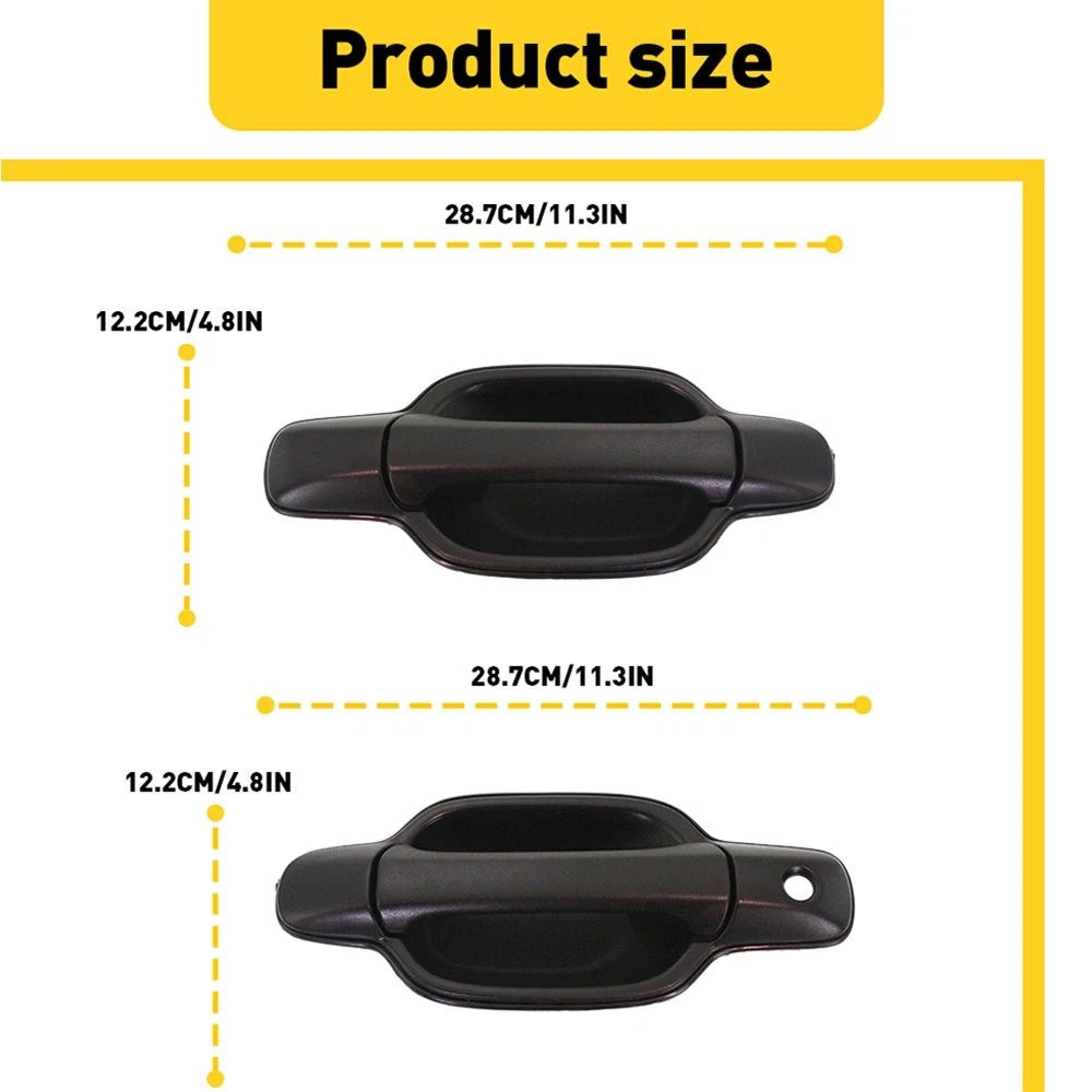 Set of 2 Door Handles for Chevrolet Colorado (2004–2012)