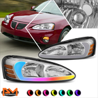 Clear Lens Fog Lights with Switch and Chrome Bezel for Honda CR-V (2007–2009)