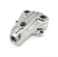 3 Port Fuel Distribution Block Polished Triangle Finned for Hot Rods (Aluminum, USA)