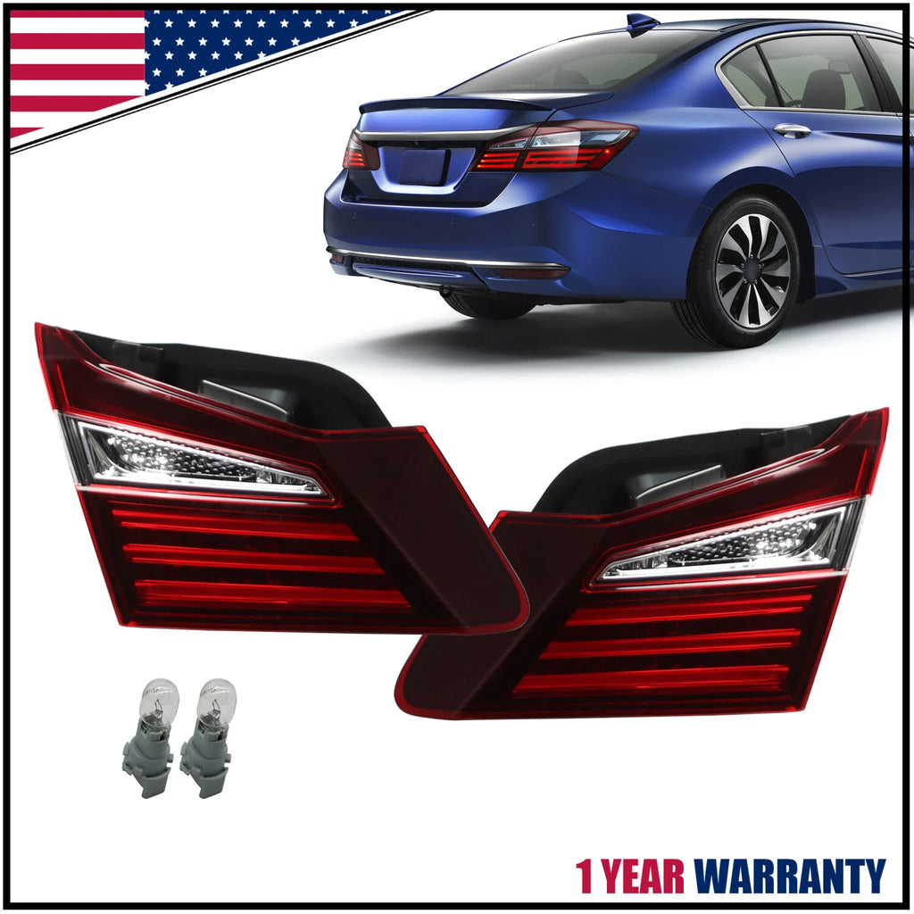 Tail Light Set of 2 for Honda Accord (2016–2017) Inner