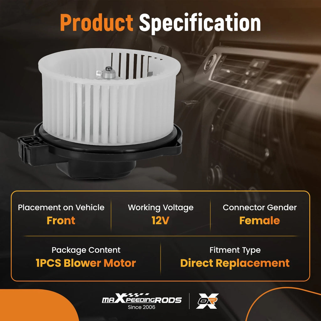Blower Motor with Fan Cage for Mazda 3 (2014-2018) CX-5 (2013-2016)