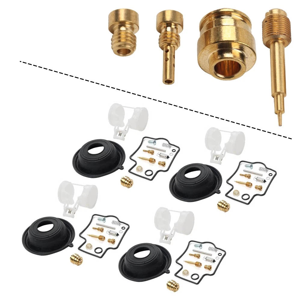 Carburetor Repair Kit Set of 4 for Kawasaki Ninja ZX-9R GPZ900R ZX900 (1994–2003)
