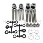 Sissy Bar Docking Hardware Kit Chrome for Harley Softail (1984–1999)
