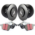 Set of 4 Brake Disc and Pad Kits for Mazda 3 (2006–2013)