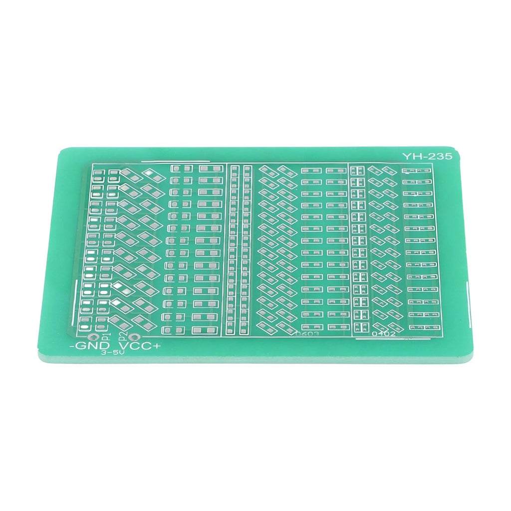 SMD 0805 0603 0402 Soldering Kit with Red LEDs and Resistors