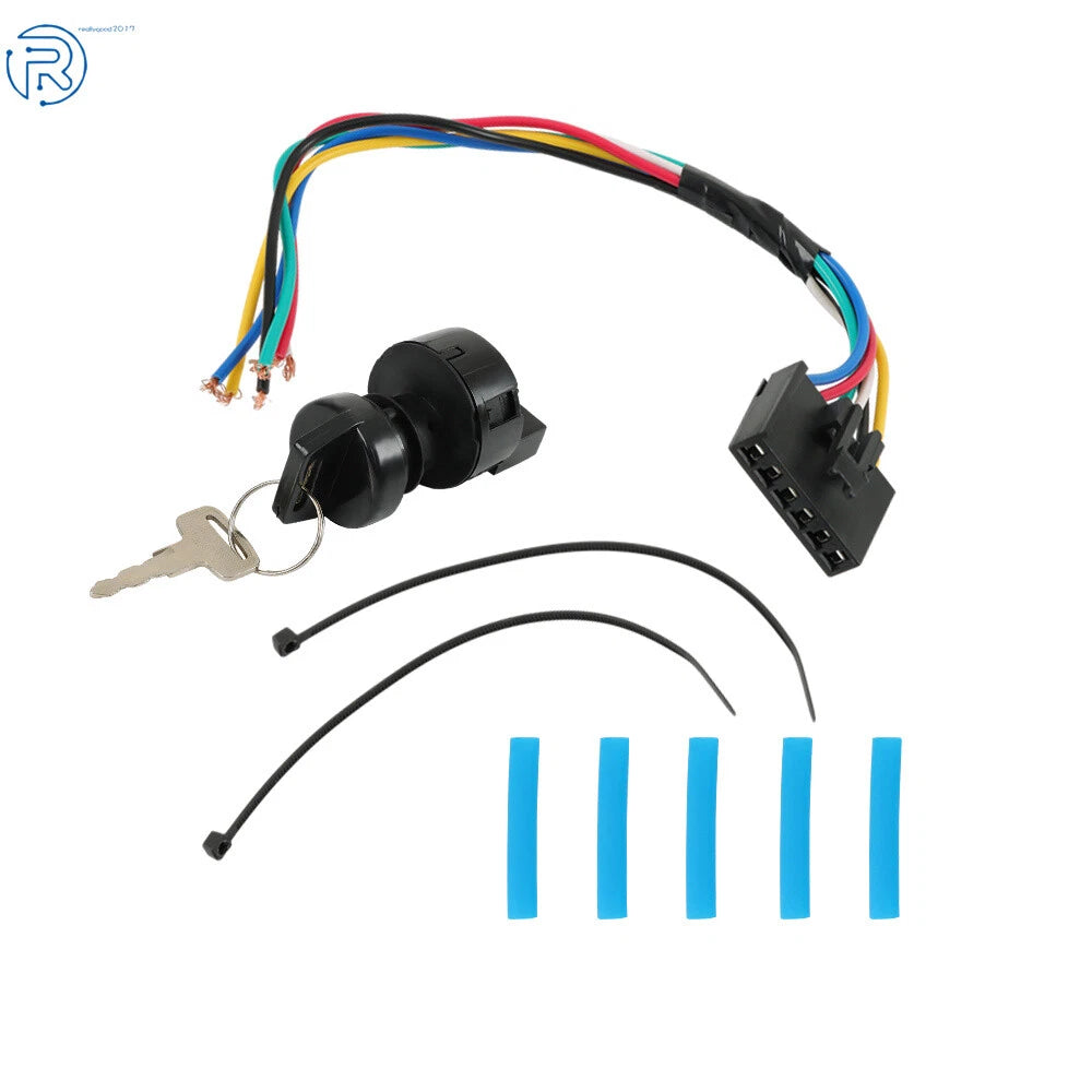 Ignition Key Switch & Repair Harness Pigtail Kit for Polaris Trail Blazer 330 (2000–2006)