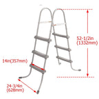 3-Step Swimming Pool Ladder for Above Ground Pools (36 Inch Wall Height)