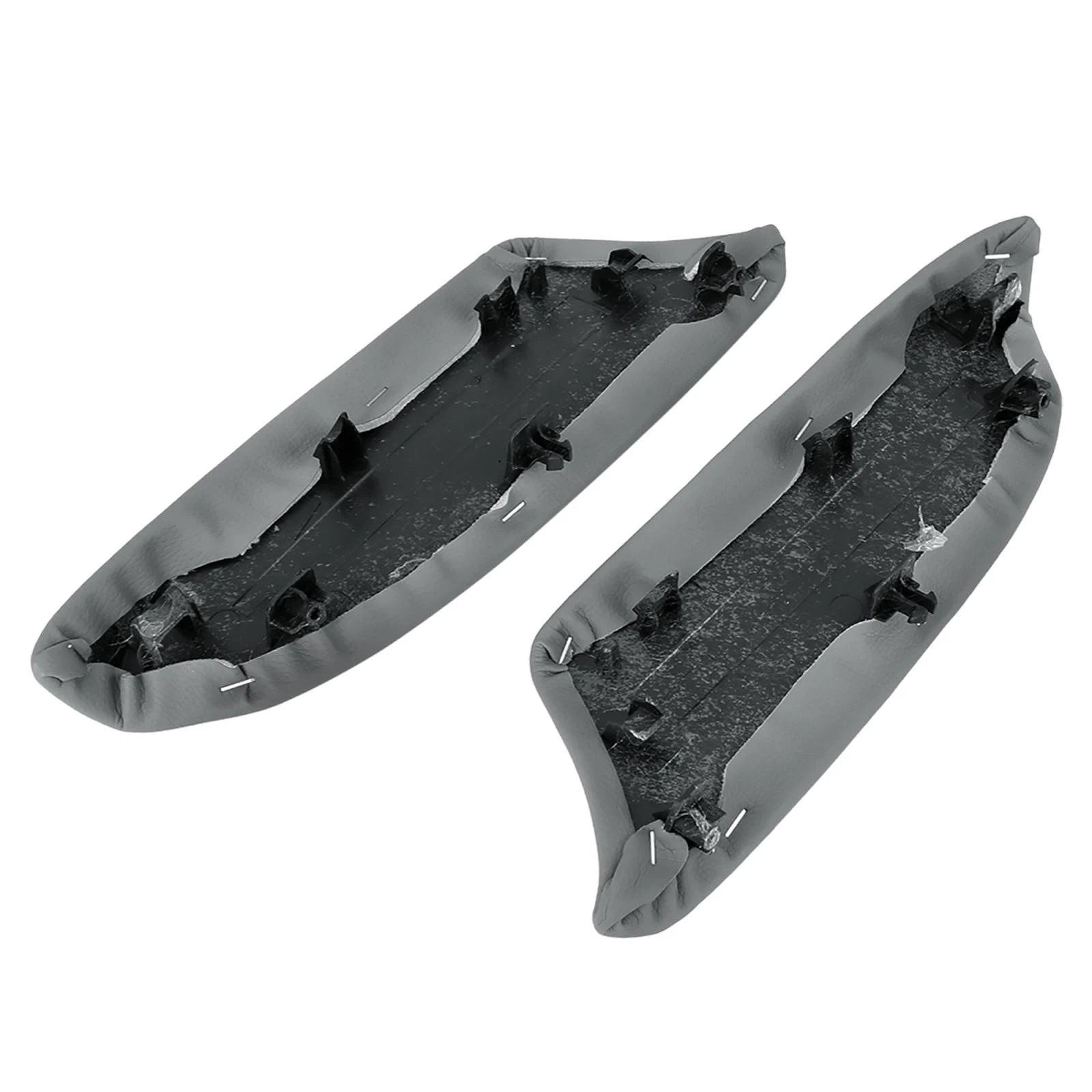 Pair Armrest Lid Pad Covers for Honda Accord (2008–2012) - Gray