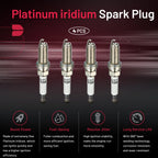 Set of 4 Iridium Spark Plugs for Acura TLX (2016–2020) XP5682