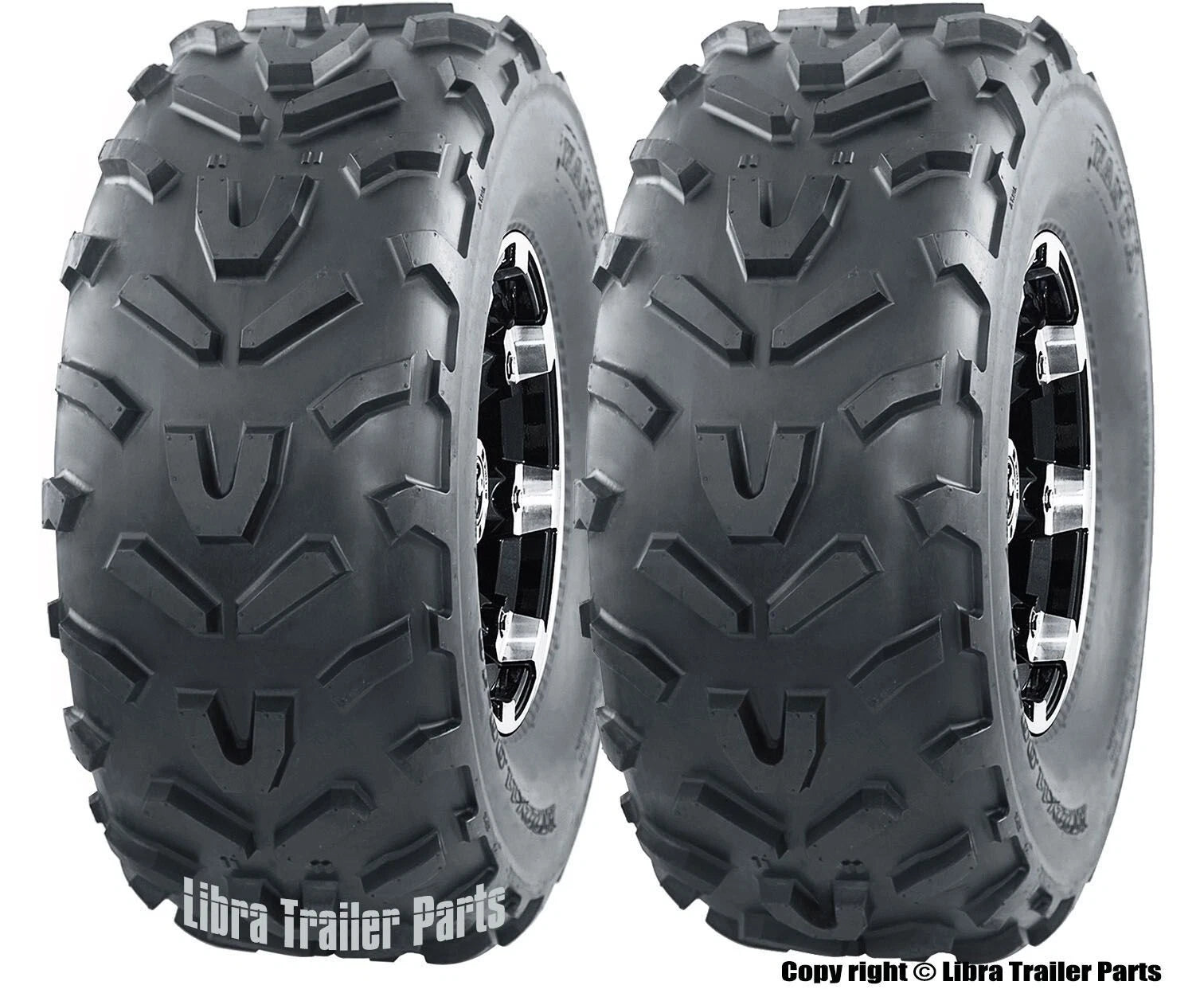 Set of 2 WANDA ATV Tires 20x7-8 (6PR)