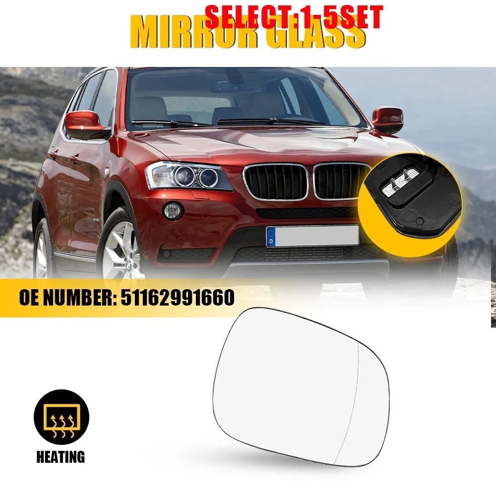 Heated Mirror Glass for BMW X3 F25 (2010–2014)