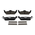 Set of 4 Bosch QuietCast Rear Ceramic Slotted Brake Pads for Ford F-150 (2004–2020)